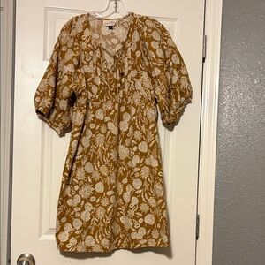 Universal Thread Mustard Floral Dress